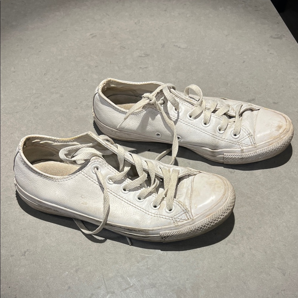 Converse Off-White Canvas Sneakers